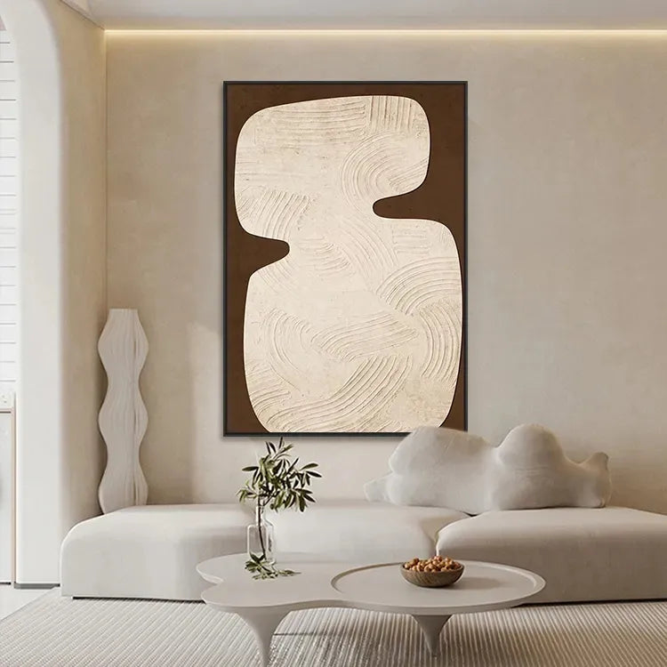 Décoration murale : peinture à l'huile moderne ARLO